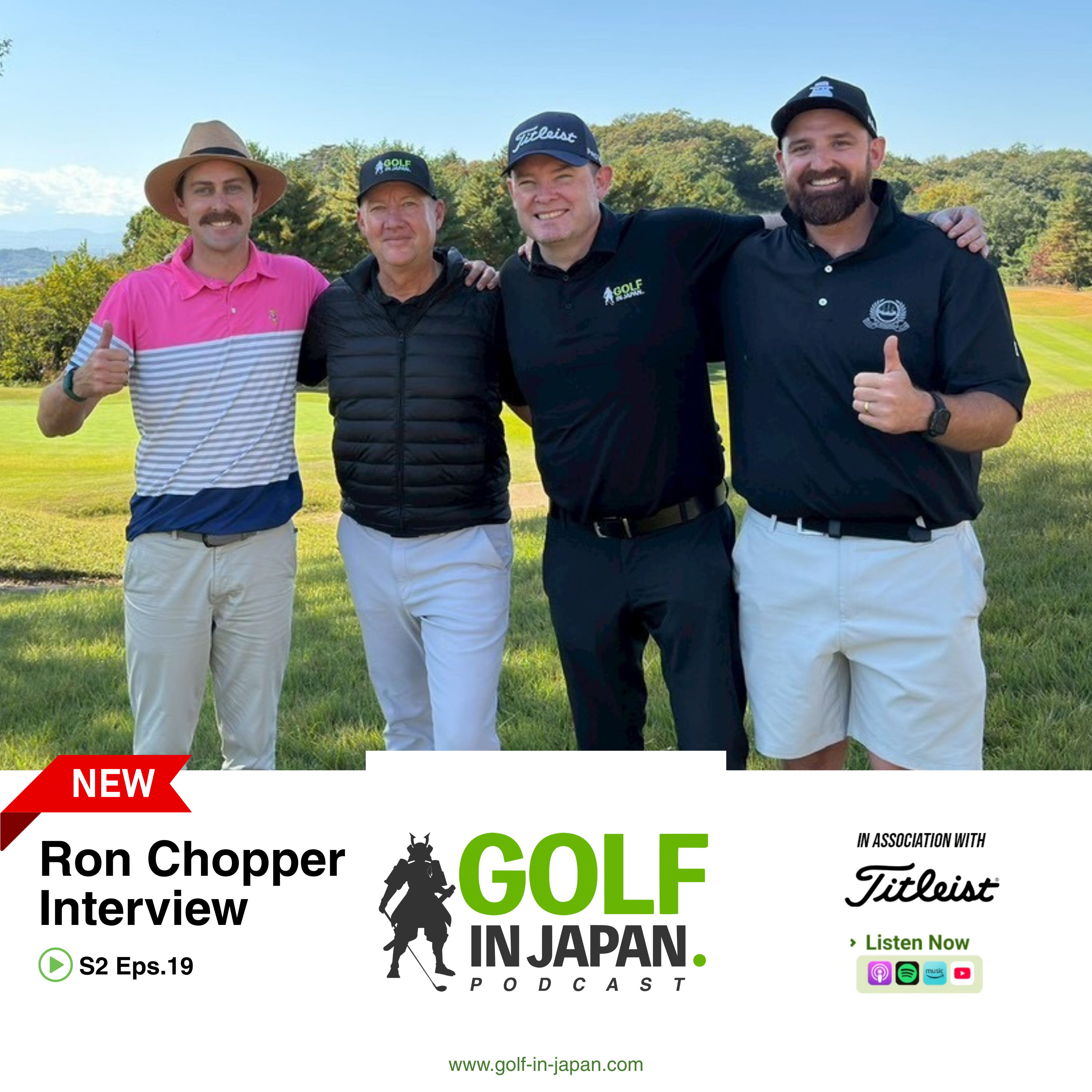 Ron Chopper In Japan Interview by Podcast Team / Golf in Japan