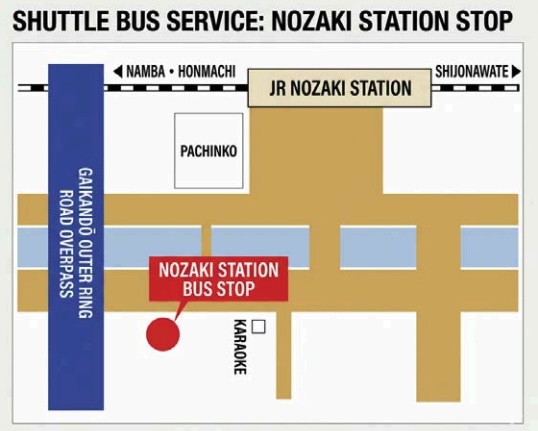 Hanna Country Club shuttle bus timetable