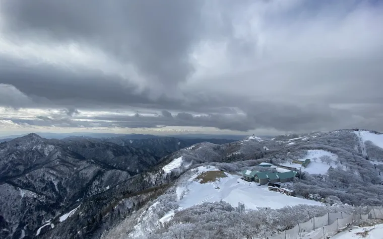 A view of the Gozaisho Ropeway in Mie prefecture, Japan