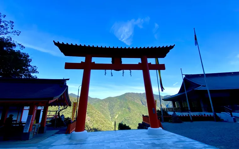 The Kumano Nachi Taisha Grand Shrine complex in Wakayama, Japan