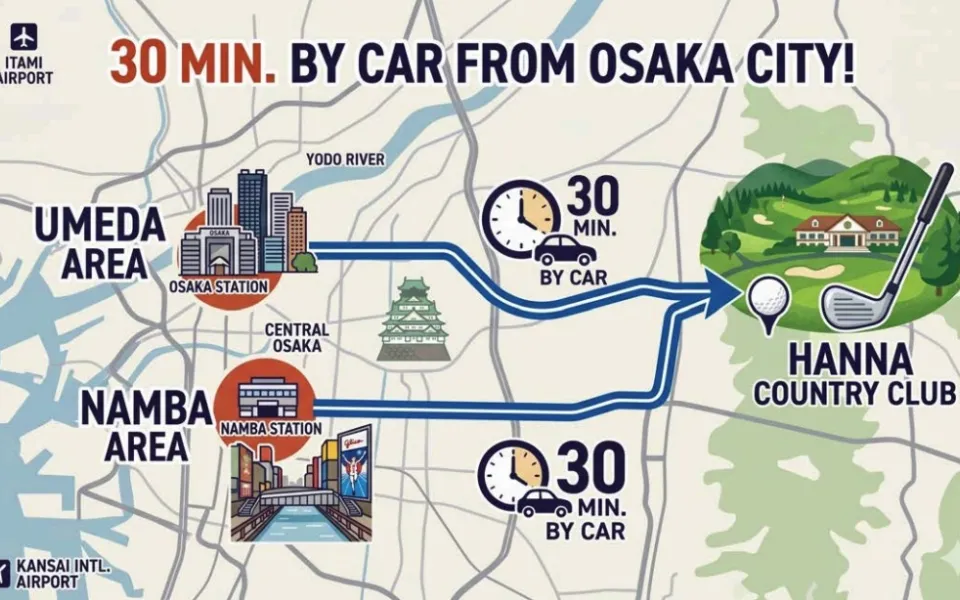 Hanna Country Club Access Map