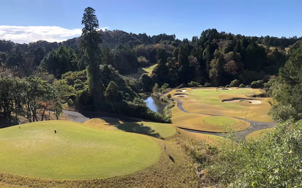 Brick & Wood Club Japanese Golf Landscape