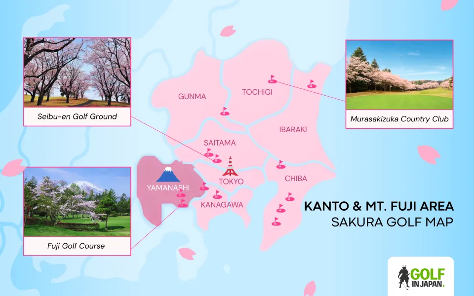 Sakura Golf in Japan Kanto Fuji Area